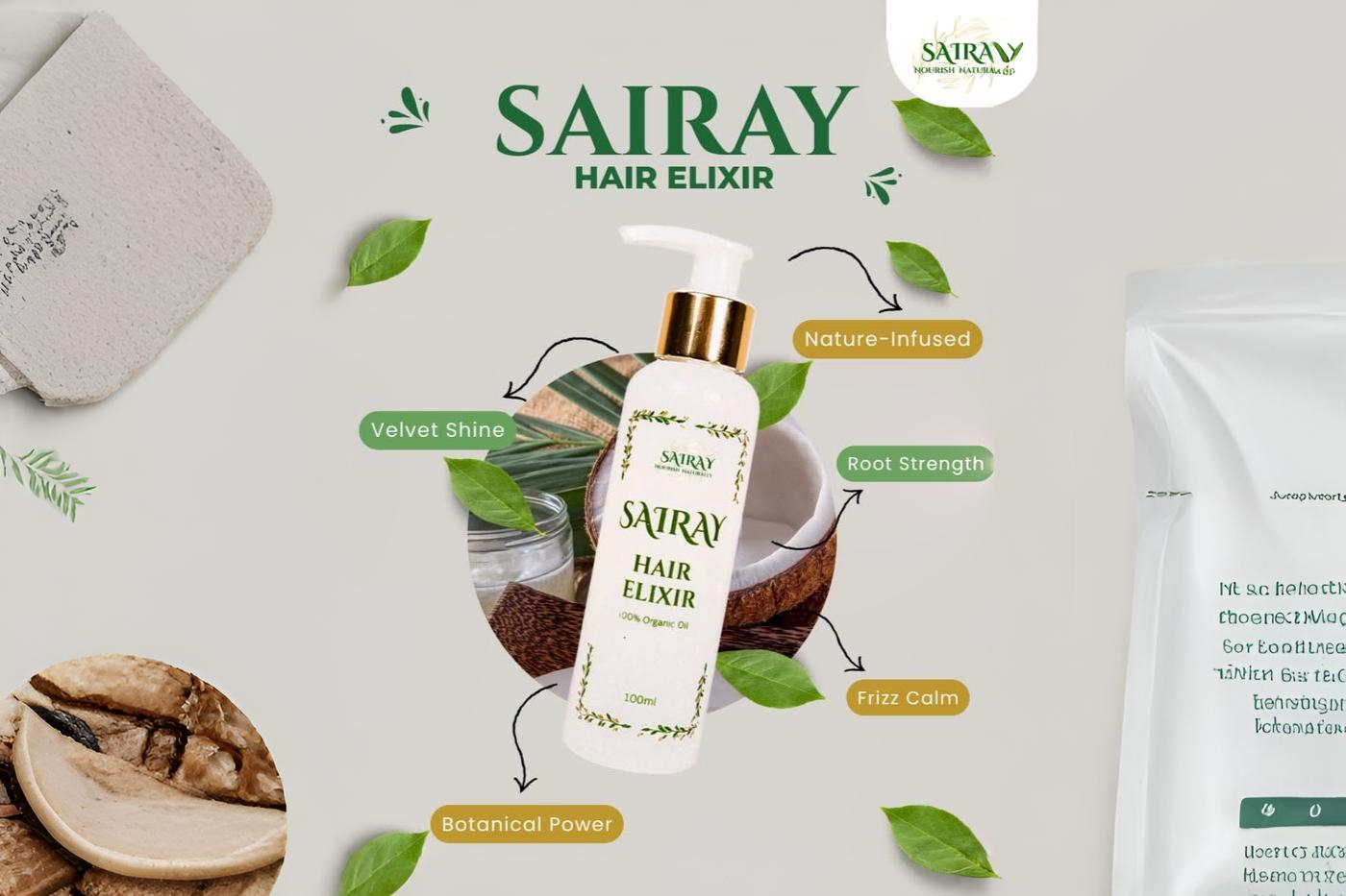 A person applying hair oil to a partner's hair